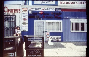 Commercial strip along West Pico Boulevard from 12th Avenue to 4th Avenue, Los Angeles, 2004