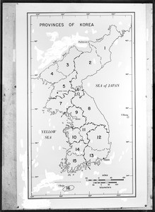 Provinces of Korea (map)