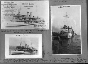 L. P. Bischoff photo album. Photos of USS Tutuila