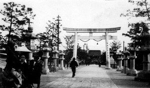 Temple garden in Kobe