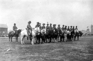 American cavalry unit in Shanghai