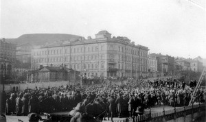 Troops assembled in Vladivostok