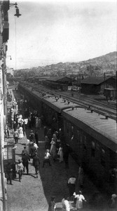 Passenger platform at Vladivostok railroad station