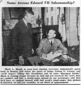 "Some Avenue Edward VII salesmanship?" Shanghai Evening Post & Mercury, NY edition 1/29/1943