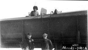 General Ivan Kalmykov's armored train in Vladivostok