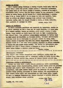Circular letter for August 1974
