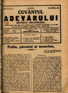 Buletinul Bisericii lui Dumnezeu Apostolice Penticostale