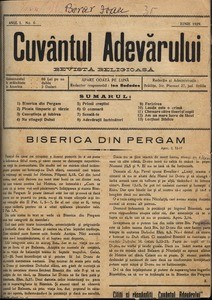 Buletinul Bisericii lui Dumnezeu Apostolice Penticostale