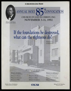 85th Annual Holy Convocation of the Church of God in Christ