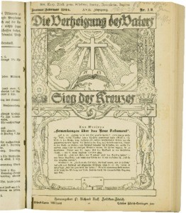 Die Verheissung des Vaters und der Sieg des Kreuzes, 1924, nrs. 1 & 2