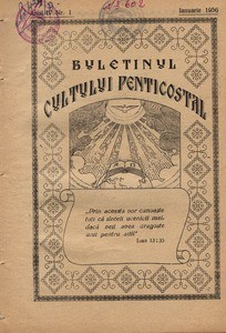 Buletinul Cultului Penticostal - Biserica lui Dumnezeu Apostolica