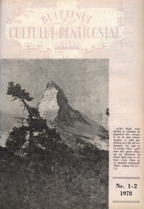 Buletinul Cultului Penticostal - Biserica lui Dumnezeu Apostolica