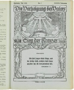 Die Verheissung des Vaters und der Sieg des Kreuzes, 1950, nr. 7