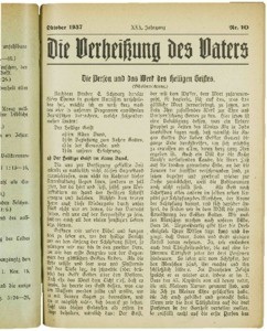 Die Verheissung des Vaters und der Sieg des Kreuzes, 1937, nr. 10