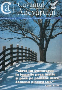 Buletinul Cultului Penticostal - Biserica lui Dumnezeu Apostolica