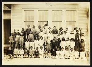 Unidentified large group of children