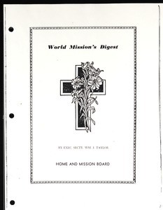 World Mission's Digest. Home and Mission Board, 1956