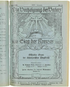 Die Verheissung des Vaters und der Sieg des Kreuzes, 1931, nr. 6