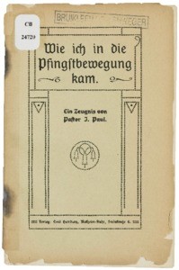 How I entered the Pentecostal movement