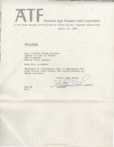 Letter, 1949 Apr. 11, to Rosetta Young Lockett