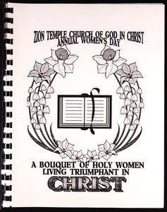 Annual women's day program, Zion Temple COGIC, Harker Heights, Texas, 1995