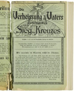 Die Verheissung des Vaters und der Sieg des Kreuzes, 1915, nr. 1