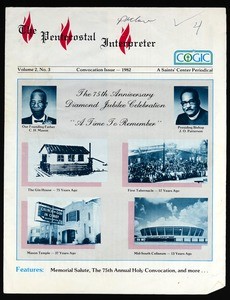 The pentecostal interpreter, vol. 2, no. 3 (1982 October?), convocation issue