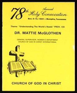 Annual Holy convocation of the Church of God in Christ (78th: 1985), Women's department directory