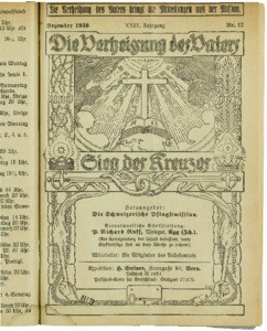 Die Verheissung des Vaters und der Sieg des Kreuzes, 1936, nr. 12