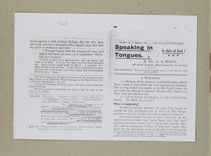 Speaking in tongues, 1906