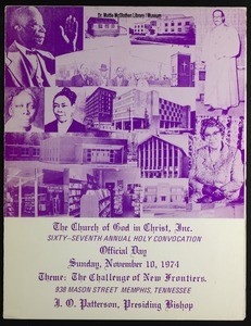 67th Annual Holy Convocation of the Church of God in Christ Day Program