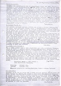 Circular letter for January and February 1982