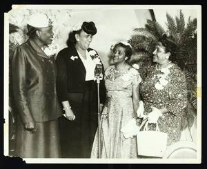 Dr. Mallory and 3 unidentified women