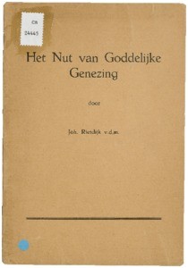 Het nut van Goddelijke genezing