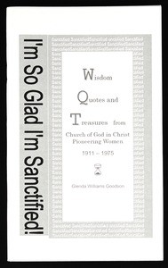 I’m so glad I’m sanctified, 2005