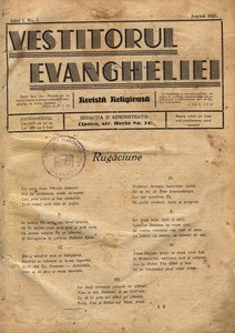 The herald of Gospel, 1945, vol, 1, no. 1 = Vestitorul Evangheliei, 1945, anul I, nr 1