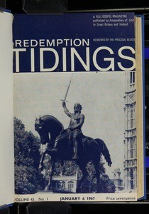 Redemption tidings, vol. 43, nos. 1-52, 6 Jan. - 28 Dec. 1967