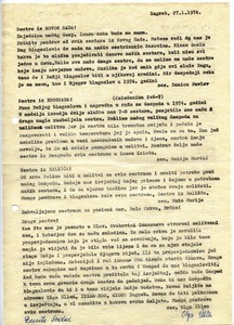 Circular letter for January 1974