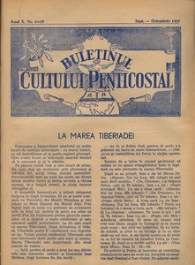 Buletinul Cultului Penticostal - Biserica lui Dumnezeu Apostolica