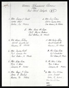 Women's International Convention, COGIC, Texas, red card delegates, 1992