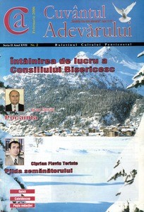 Buletinul Cultului Penticostal - Biserica lui Dumnezeu Apostolica