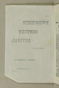 The twentieth century revival