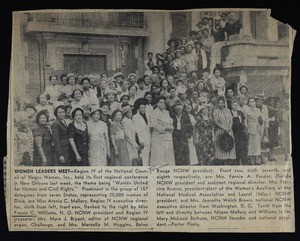 "Women leaders meet", ca.1948-1949