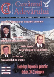 Buletinul Cultului Penticostal - Biserica lui Dumnezeu Apostolica