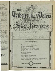 Die Verheissung des Vaters und der Sieg des Kreuzes, 1919, nr. 2