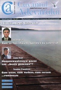 Buletinul Cultului Penticostal - Biserica lui Dumnezeu Apostolica