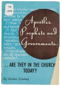 Apostles, prophets and governments