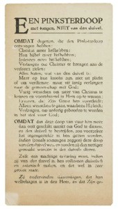 A pentecostal baptism with tongues, NOT from the devil