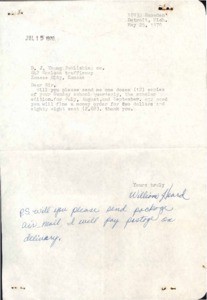 Letter, 1970 May 26, to D.J. Young Publishing Company
