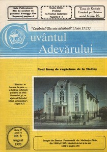 Buletinul Cultului Penticostal - Biserica lui Dumnezeu Apostolica